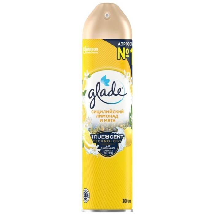 Glade аэрозоль Сицилийский лимонад и мята 300 мл
