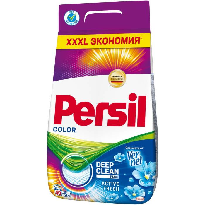 Стиральный порошок Persil Deep Clean Plus Active Fresh Свежесть от Vernel 6 кг